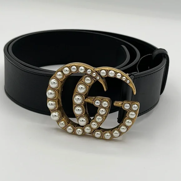 Gucci | Accessories | Authentic Gucci Belt Pearl Closure  display picture 3